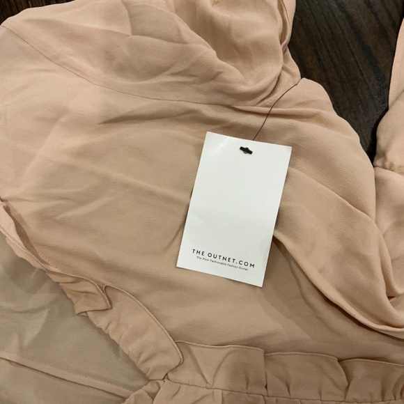 IRIS & INK PINK RUFFLED DRESS - Picture 3 of 8